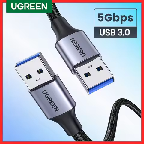 Ugreen USB to USB Extension Cable USB 2.0 3.0 Cable Male to Male USB Extender For Hard Disk Xiaomi T