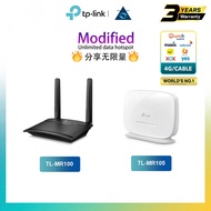 TP-Link TL-MR100 TL-MR105 Sim Card Router 300Mbps Wireless N 4G LTE Router Unlimited Modifed