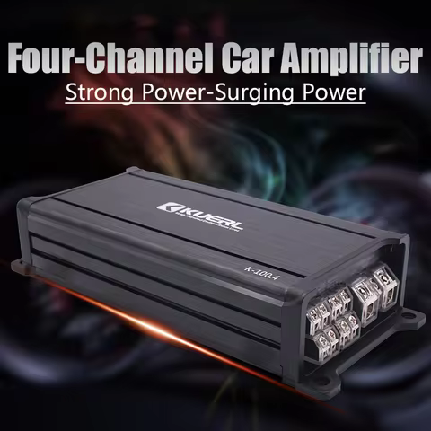 Class D Digital Amplifier High-Power Amplifier Car Audio Modification 4 Channel Car Amplifier Four-W