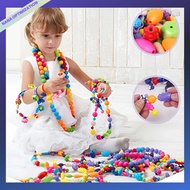Children's Handmade Toys DIY Beaded Toys DIY Girls' Bracelet/Necklace/Ring Toys Without Ropes Suitab
