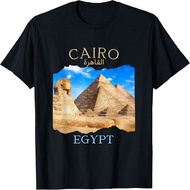Cairo Egypt Pyramids 'cairo' In Arabic Egyptian Vacation T-Shirt