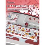 Racco Ze R102 Customized Mechanical Keyboard HelloKitt Cat Wireless Bluetooth Office Girl Kitt Keybo
