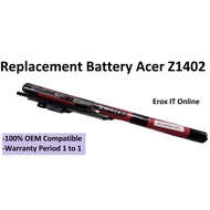 Replacement Battery Acer Z1402 One 14 Z1402 Z1402-C6YW 1402-394D Z1402-C6UV 3IRC19/65 | Acer Z1402 L