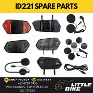 SG SELLER - ID221 Spare parts A2 PRO A2s  / plus BC1 helmet camera intercom - Bracket mount clamp speaker mic