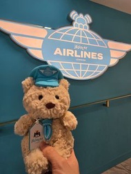 現貨有售 英國倫敦 Harrods限定 Jellycat Airlines Bartholomew Bear Pilot 飛行員機師熊毛絨公仔 附送貼紙及紙袋