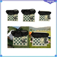 [Ranarxa] Portable Chess Set,Deluxe Tournament Chess Set,Lightweight Games,Roll up Chess Board Game Set for Outdoor,Travel