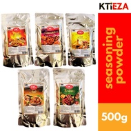 Seasoning Powder 500g Cheese, Paprika, BBQ, Tomyam, Hot & Spicy Serbuk Ayam Gunting