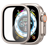 SPIGEN ฟิล์มกระจกสำหรับ Apple Watch Ultra [Glas.tR Slim Pro] Metal Frame Streamlines Protection / ฟิล์มกันรอย Apple Watch Ultra / ฟิล์มกันรอย Apple Watch 49mm