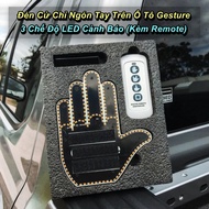 Libishop - Gesture Car Finger Gesture Light 3 LED Warning Modes (Remote Included)
