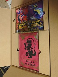 可議 Pokemon Scarlet & Violet Double Pack 寶可夢朱紫日本版連畫冊特典Pokemon center 運輸盒