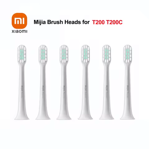 Original Brush Heads for XIAOMI Mijia Toothbrush T200 T200C, Replacement Sonic Brush Heads 3/6 PCS
