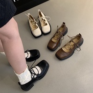 mary jane shoes school shoes Comfortable and casual French style French Style Mary Jane Leather Shoe