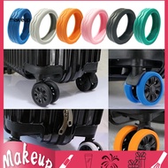 [Mk] Fashionable Luggage Wheel Covers Colorful Luggage Wheel Covers 8pcs Luggage Wheel Cover Set Durable Rubber Caster Protectors for Noise Reduction and Protection for Smooth