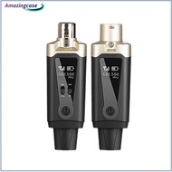 AMAZ RK11 Dynamic Microphone Wireless System XLR 6.35 Adapter Transmitter Receiver Plug-on Microphone Audio Mixer