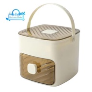 2-Layer Ice Block Tray with  Mold, Ice Storage Box for Fridge, Ideal for Drinks & Food Storage