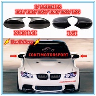1 Pair E90 E92 Front Lip Splitter Side Mirror Cover MP M3 LOOK GLOSS BLACK PLUG & PLAY BMW 3 SERIES
