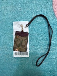 Coach Signature ID Lanyard with Wildflower Print, 掛頸卡套，證件套