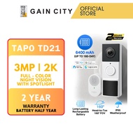 Tp-link Tapo Td21 Smart Video Doorbell