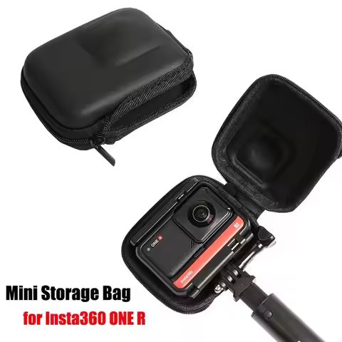 Portable Mini Storage Bag for Insta360 ONE RS R Insta 360 Panoramic Edition Camera Protective Carryi