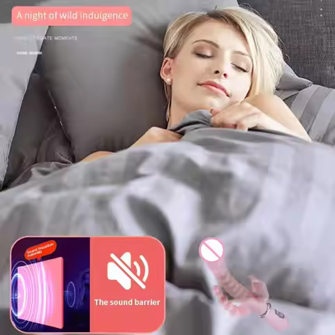 Rabbit G Spot Vibrator with Clitoris Stimulator & Tongue Licking - Double Rod Design for Women, Anal