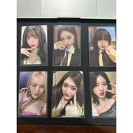 IVE 芙 ｜ 张元英 Liz 金冬天 李瑞 正版小卡 100% Official POB Ready Stock