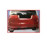 Perodua Alza (2014 Facelift ONLY) OEM Rear Back Bumper Skirt With Chrome Cover Lower PU Bodykit - Raw Material Rubber