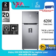 Samsung 620L Refrigerator Top Freezer 2 Door/Peti Ais 2 Pintu Inverter (RT53K6651SL) Peti Sejuk/Fridge/冰箱 RT53K6651SL/ME