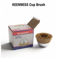 Keenness Brass Bowl Brush (Brass Cup Brush) - 3 Inch Grinding Brush