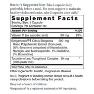 [USA]_Dr. Sinatras Advanced Cholesterol Solutions Heart Health Supplement with Citrus Bergamot, 30 C