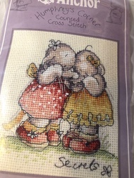 絕版 正版 英國 Anchor Humphrey’s Corner cross stitch kit HC120 Secrets 十字繡書簽材料包