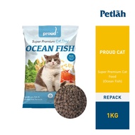 Proud Cat Super Premium Cat Dry Food Ocean Fish 1kg (Repack)