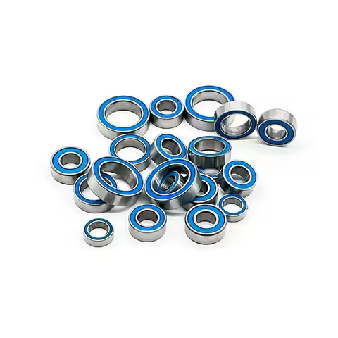 24PCS Blue Rubber Seals bearing 8x16x5mm 5x11x4mm for Kyosho MP10 MP9/MP9 TKI2/TKI3/TKI4 RC Crawler 