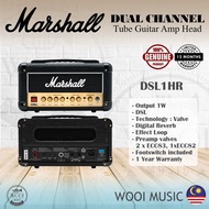 Marshall DSL1HR Dual Channel Tube Guitar Amplifier Head 1W
