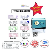COLOP TEACHER REVIEW STAMP (P40)/SELF-INK STAMP