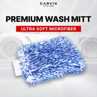 CARVIX | Premium Car Wash Mitt Ultra Soft Microfiber Car Wash Glove Anti-Scratch Car Wash Accessorie