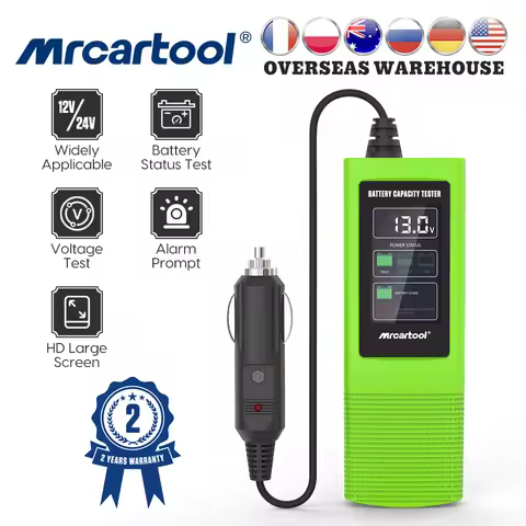 MRCARTOOL B70 Car Power Capacity Tester 12V 24V Electrical System Diagnostic Power Scan Tool Car Bat