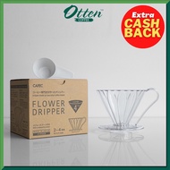 Cafec - Flower 04 Coffee Dripper Plastic Coffee Filter V60