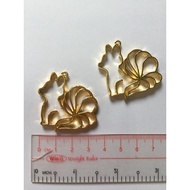 9-tailed fox resin metal Charm