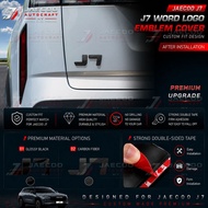 JAC Jaecoo J7 Car Logo Word J7 Emblem Cover Exterior Accessories