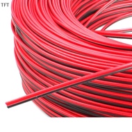 (FTT) 10m LED Cable 2 Legs 22awg New Red Black 2-Core Electric Wire