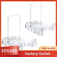 Adjustable Acrylic Plate Stands for Display, 2-Pack Clear Stable Holders for Photo Frames& Artwork F