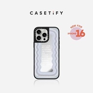 CASETIFY Purple Waves Inspirational Quotes mirror phone cases for iphone 16 Pro Max i16 16Plus 15 Pr
