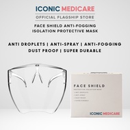 Iconic Medicare Face Shield Protective Isolation Mask / Transparent Plastic Mask Cover (1PCS)