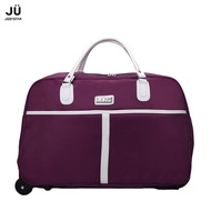 Just Star กระเป๋าเดินทางกระเป๋าถือกระเป๋ารถเข็นความจุมากเดินทางระยะสั้นกระเป๋าเดินทางแบบพับได้น้ำหนักเบา