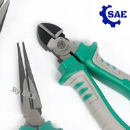 SAE 7-Inch Cutting Pliers Premium CR-V Carbon Steel Strong Durable Berrylion