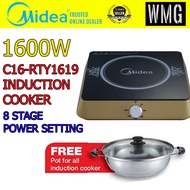 Midea Induction Cooker with Pot MD-C16-RTY1619 Multi Cooker (Random Colour)