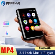 ZMKSLLE 2.4นิ้วเครื่องเล่น Mp5 Mp4 Mp3บลูทูธเข้ากันได้กับการบันทึกเพลงวิดีโอ FM วิทยุที่แม่นยำสูงรองรับการ์ด GB TF 128