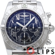 Breitling Chronomat 44 Watch AB0110/AB011B56PA Stainless Steel Men's Watch Black Polished Excellent 