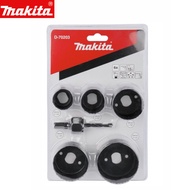 ▷Makita D-70203 Carbon Steel Holesaw 6-pc Set 32/38/48/54/64mm Woodworking PVC Gypsum Board Rou]9&f