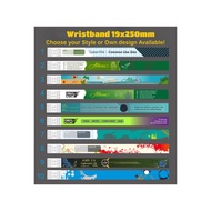 Wristband event custom 19x250mm